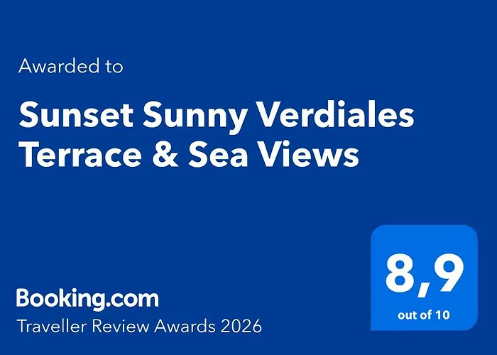شقة Sunset Sunny Verdiales Terrace & Sea Views توريمولينوس